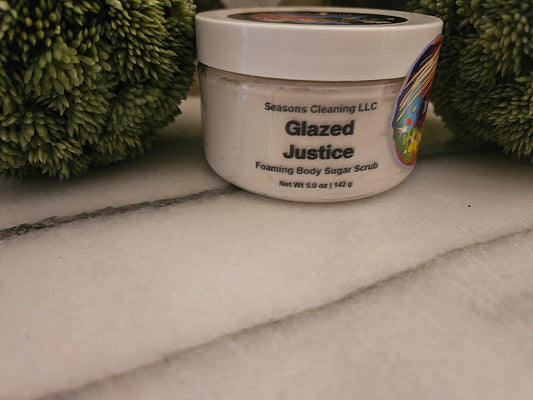 Glazed Justice Donut Sugar Scrub Exfoliate 5oz