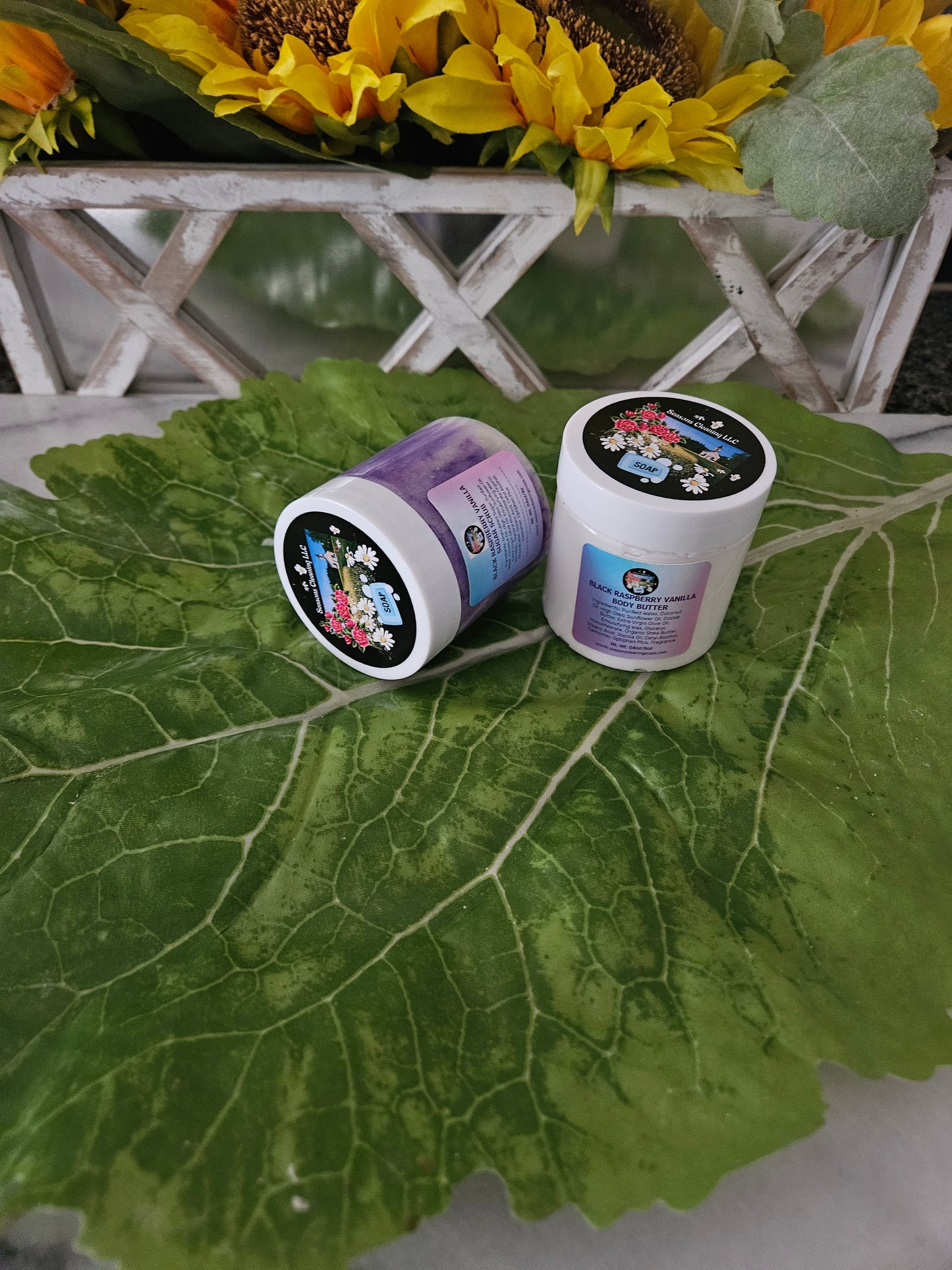 Black Raspberry Vanilla Sugar Scrub & Vanilla Lotion Gift Set
