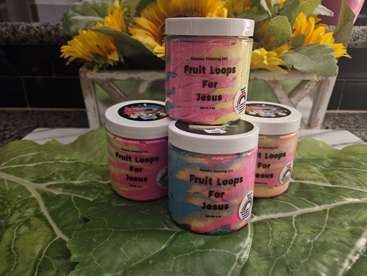 Fruit Loop For Jesus Foaming Sugar Scrub 8oz