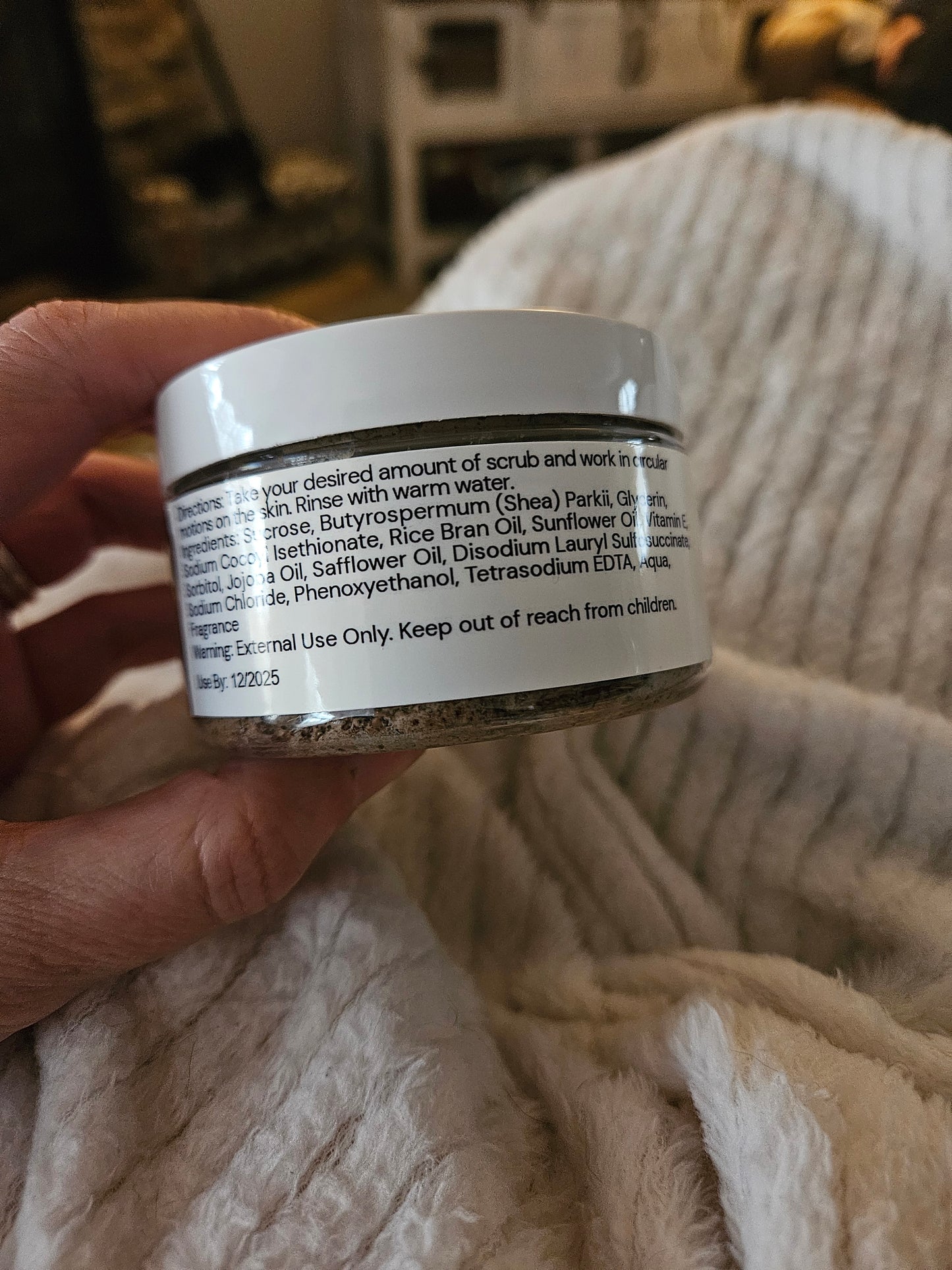 Coffee Face and Body Sugar Scrub Exfoliate & Moisturizer  5oz