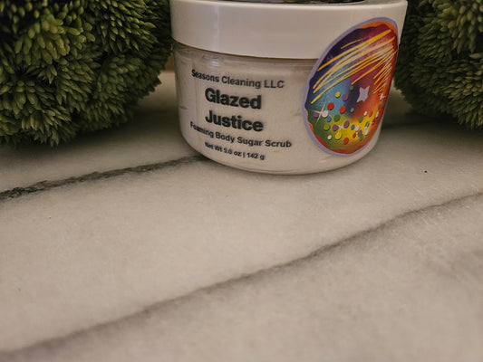 Glazed Justice Donut Sugar Scrub Exfoliate 5oz