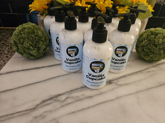 Vanilla Cupcake Natural Body Lotion 8oz