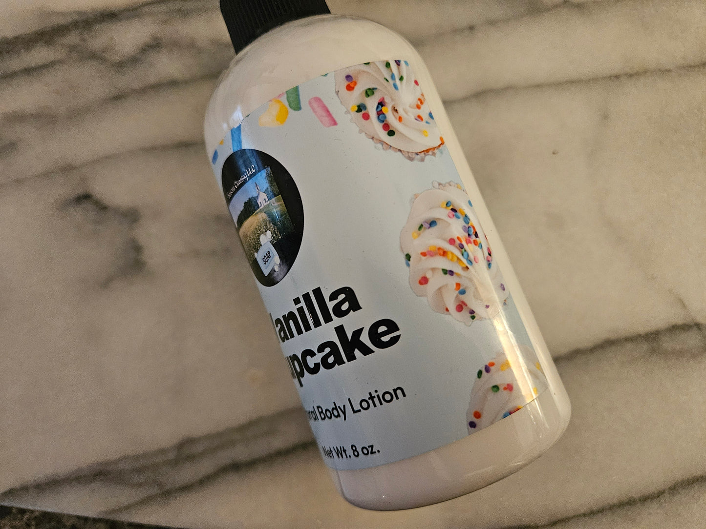 Vanilla Cupcake Natural Body Lotion 8oz
