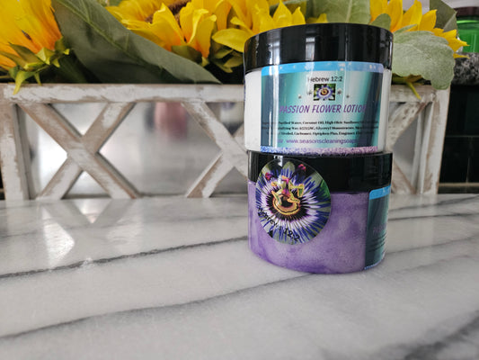 Passion Flower Lotion & Sugar Scrub gift set