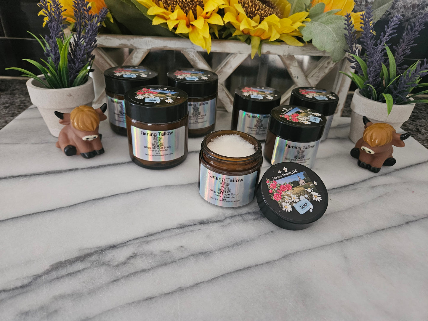 Taming Tallow French Lavender Sugar Scrub 4oz