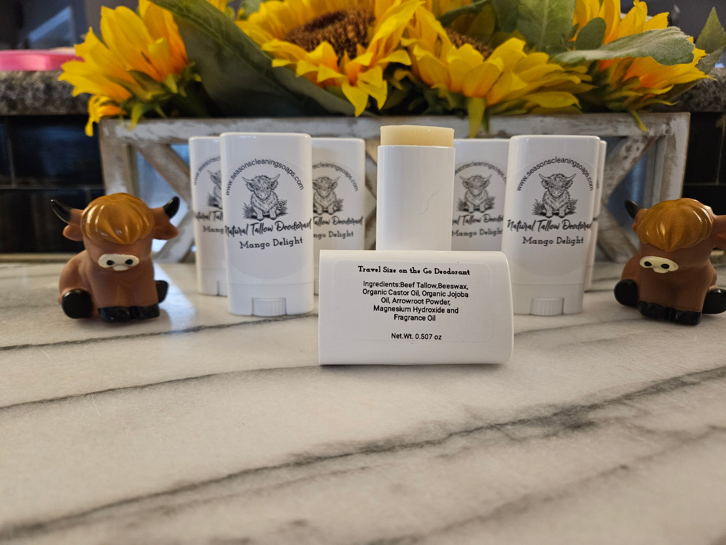 Beef Tallow Travel Size Deodorant