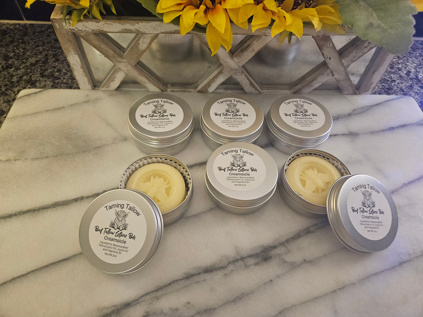 Taming Tallow Lotion Bar Creamsicle 2oz