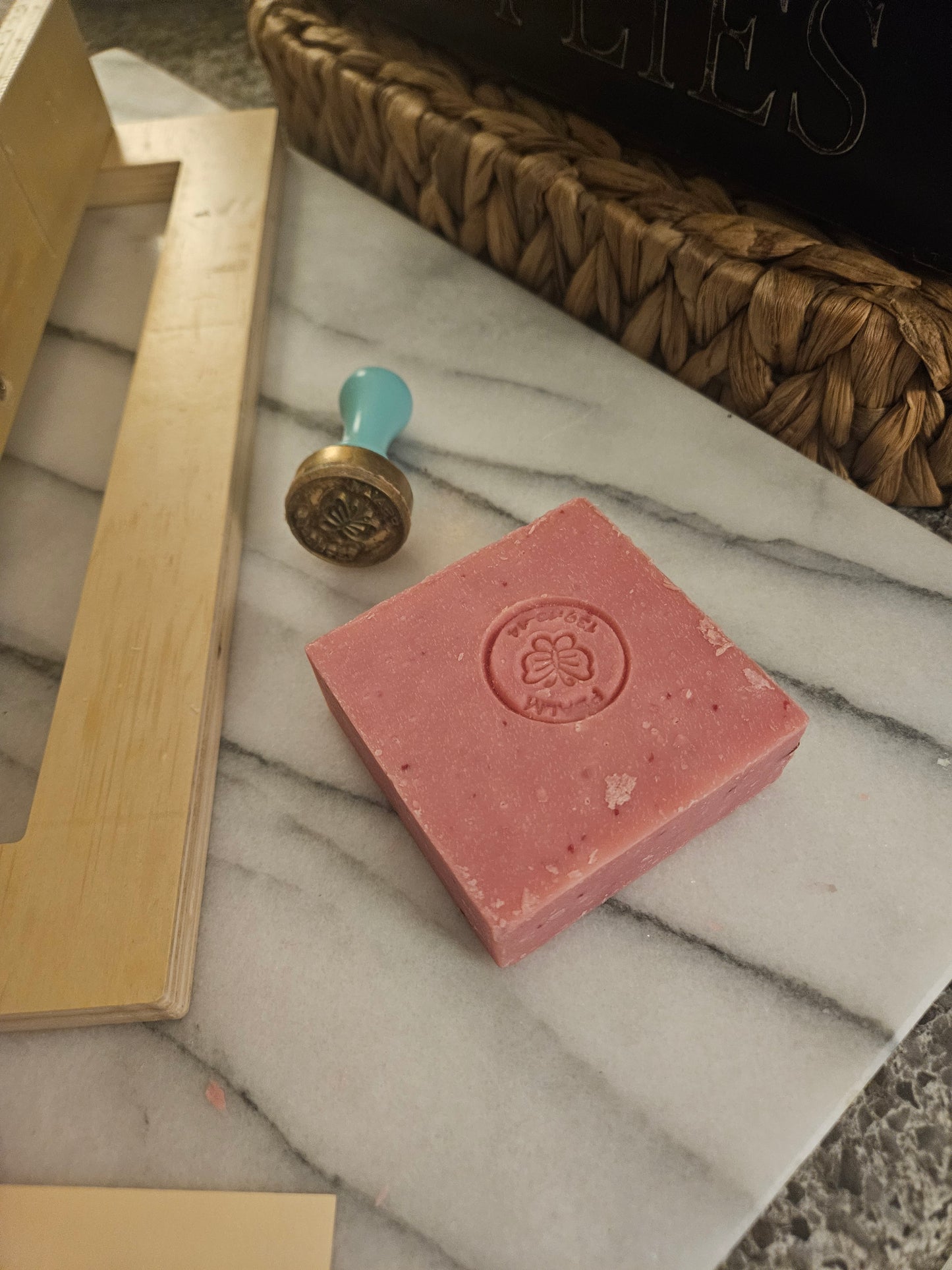 Pink lemonade lye Soap 4oz