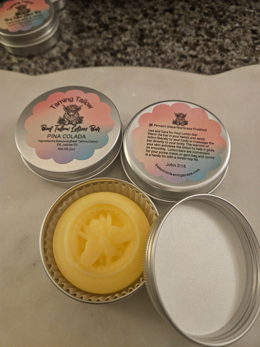 Taming Tallow Pina Colada Lotion Bar 2oz