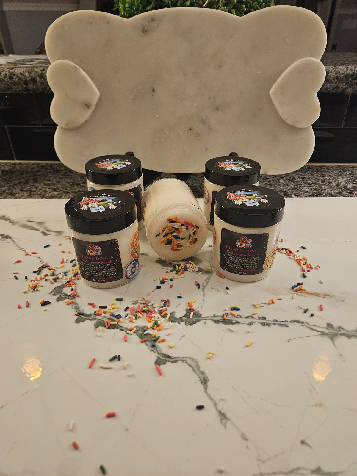 GLAZED DONUT SUGAR SCRUB 8OZ (Made to order Fresh)