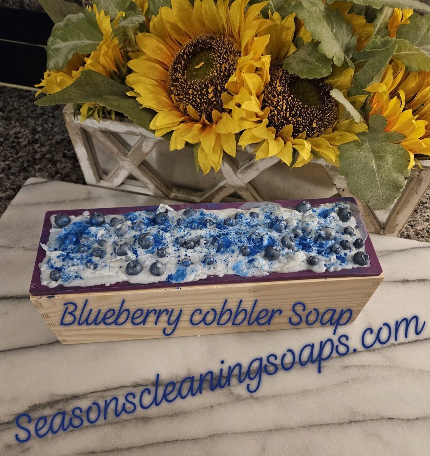 Blueberry Cobbler Pie  Glycerin Homemade Soap 4oz