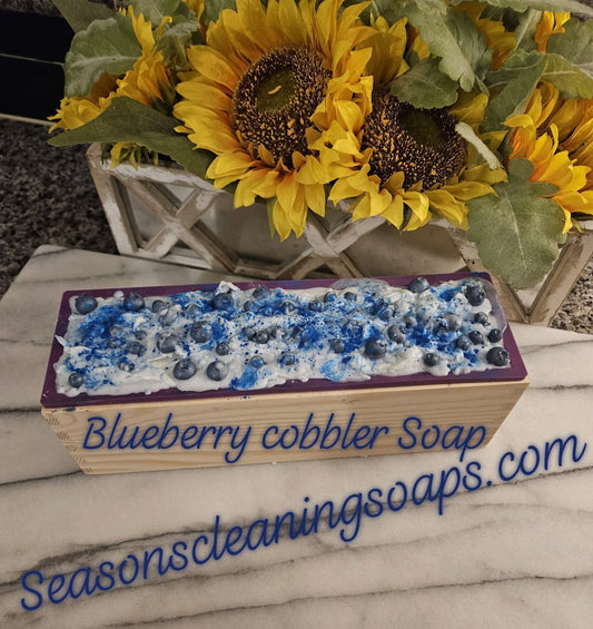 Blueberry Cobbler Pie  Glycerin Homemade Soap 4oz