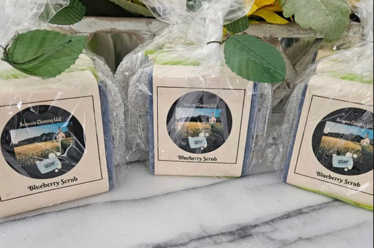 Blueberry Scrub Soap 4oz